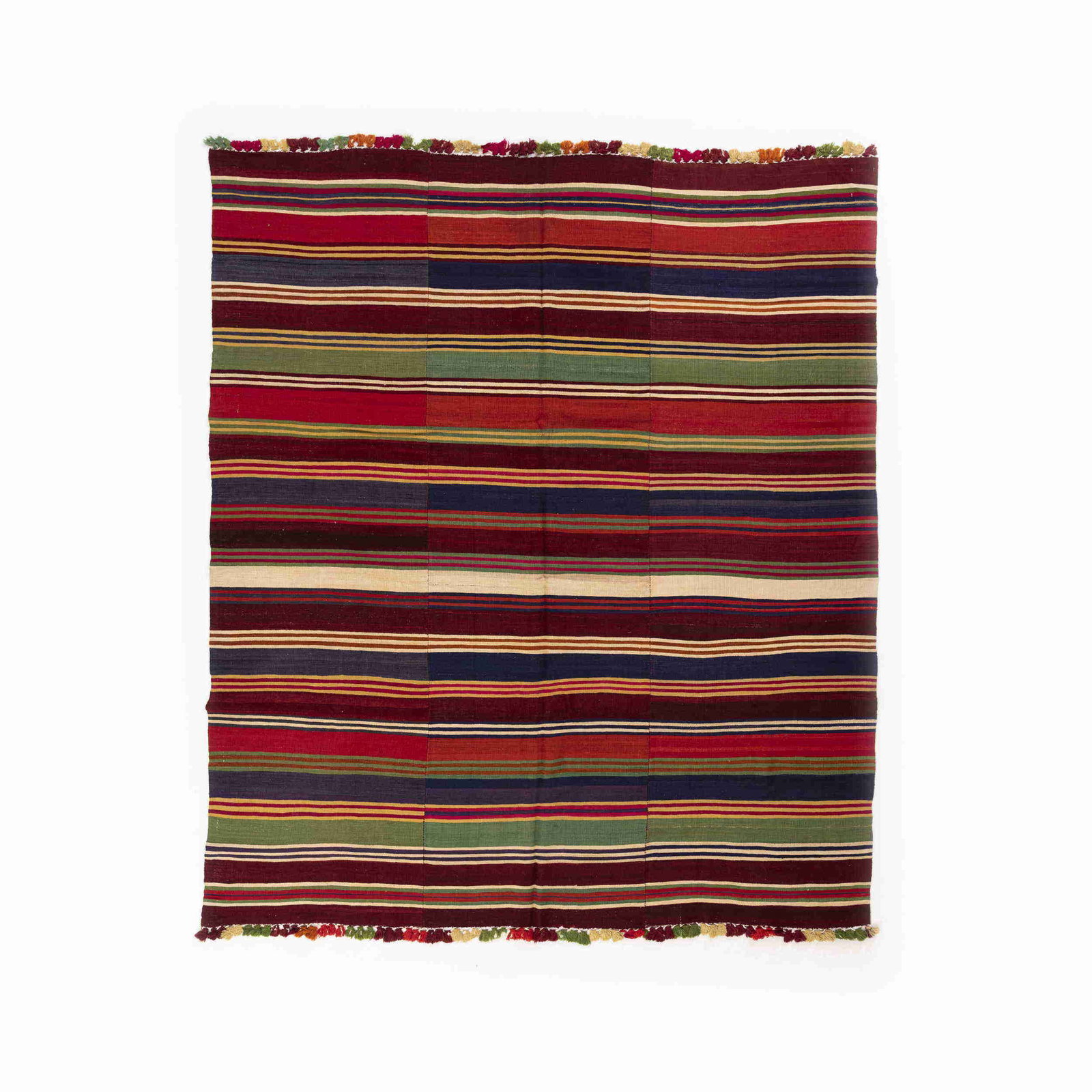 Authentic Handmade Anadol Wool Kilim 92.9 x 107.9 Inches (1 of 8)