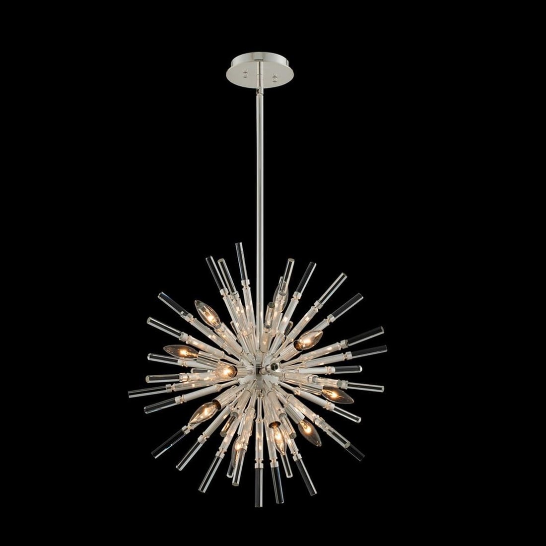 Kalco Sprazzo 22 Inch Contemporary Pendant Light with Firenze Crystal (1 of 1)