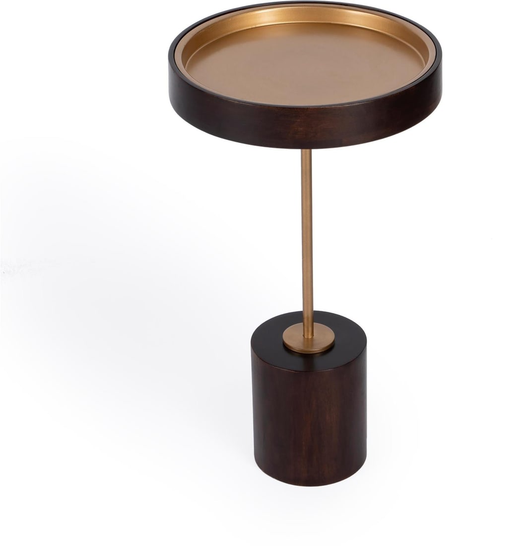 Butler Shen Mid-Century Style Metalworks Side Table: Butler Shen Mid-Century Style Metalworks Side Table Introducing the Shen Side Table, a stunning blend of antique and vintage styles, perfect for enhancing your living space. This elegant piece feature