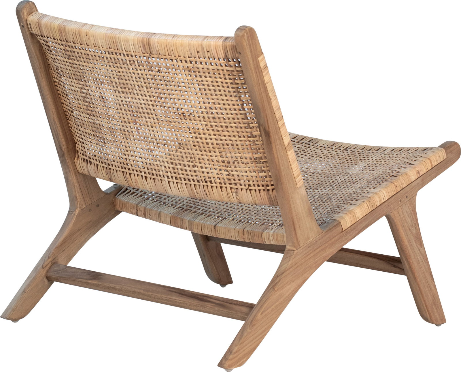 Coastal Style Emo Collection Teak Rattan Chair (1 of 6)