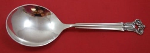 Monica by Cohr Sterling Silver Berry Spoon Round Bowl 8.75" (1 of 1)