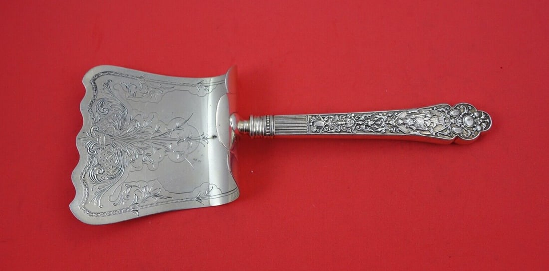 Gorham Medici Old Sterling Silver Asparagus Server 10 1/4" (1 of 2)