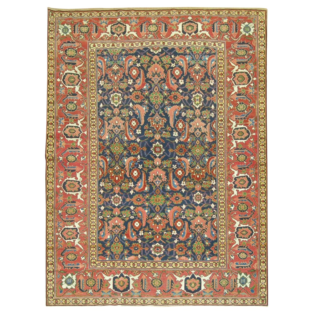 Late 19th Century Hand Knotted Caucasian Baku Rug (1 of 8)