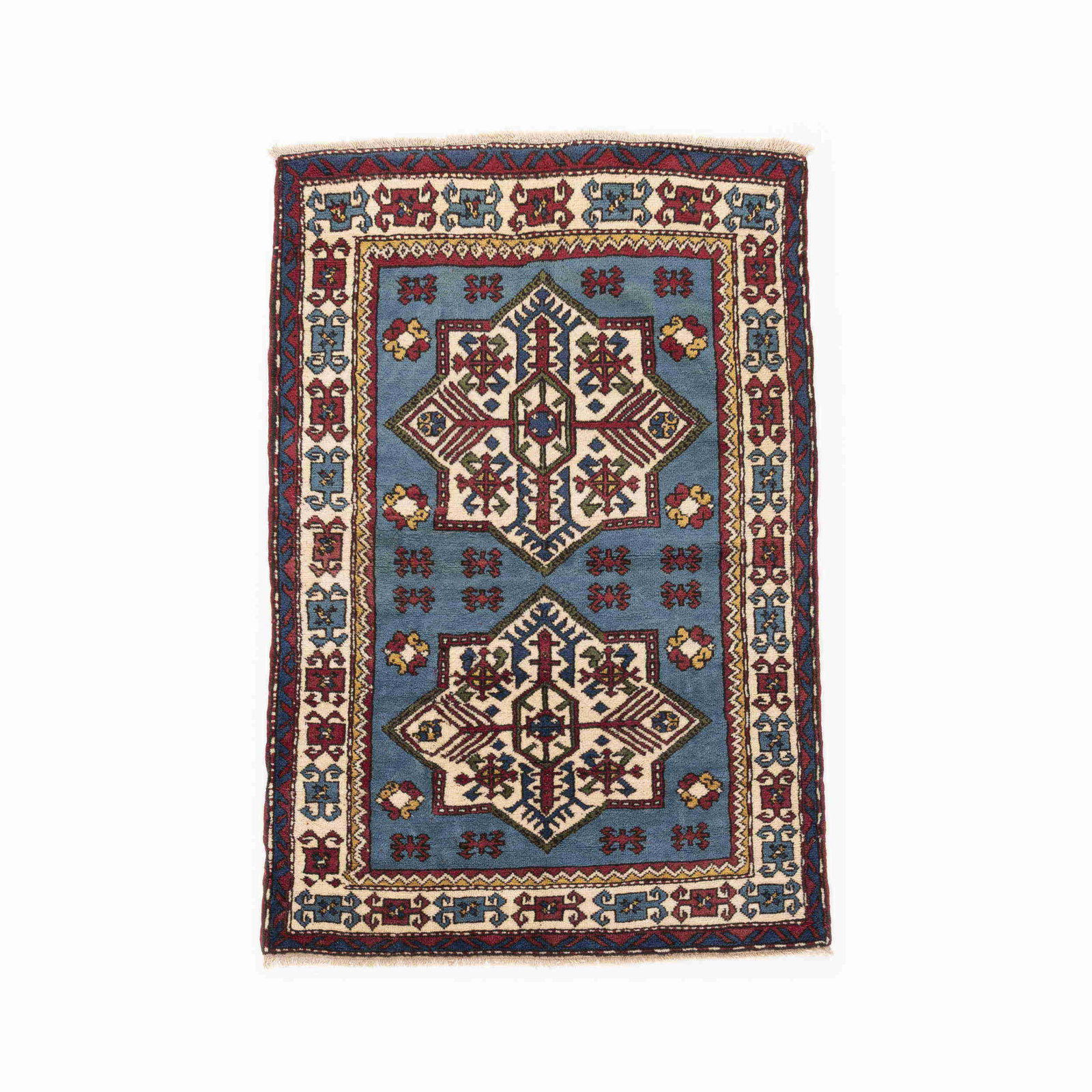 Authentic Kars Handmade Wool Carpet 51.6 x 76.4 Double Knots (1 of 8)