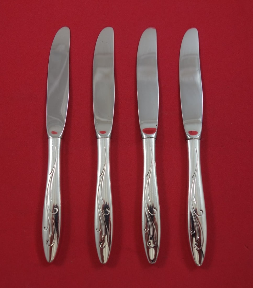 Towle Awakening Sterling Silver Butter Spreaders Set of 4 (1 of 4)