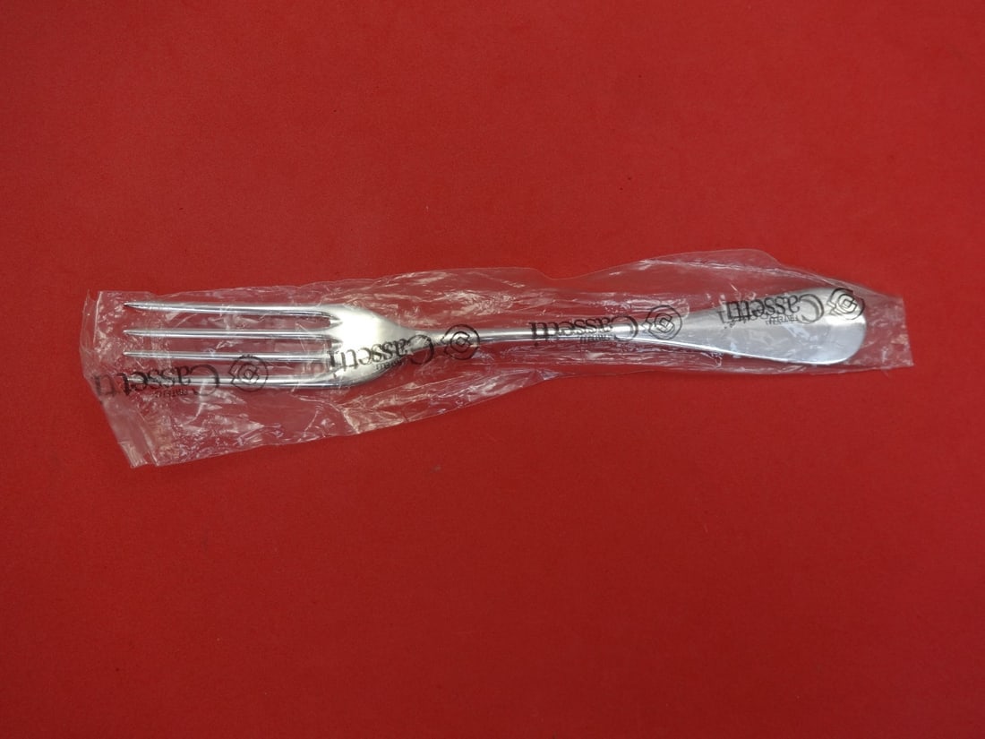 Cassetti Medallion Design Sterling Silver Fork 7 3/4" New (1 of 2)