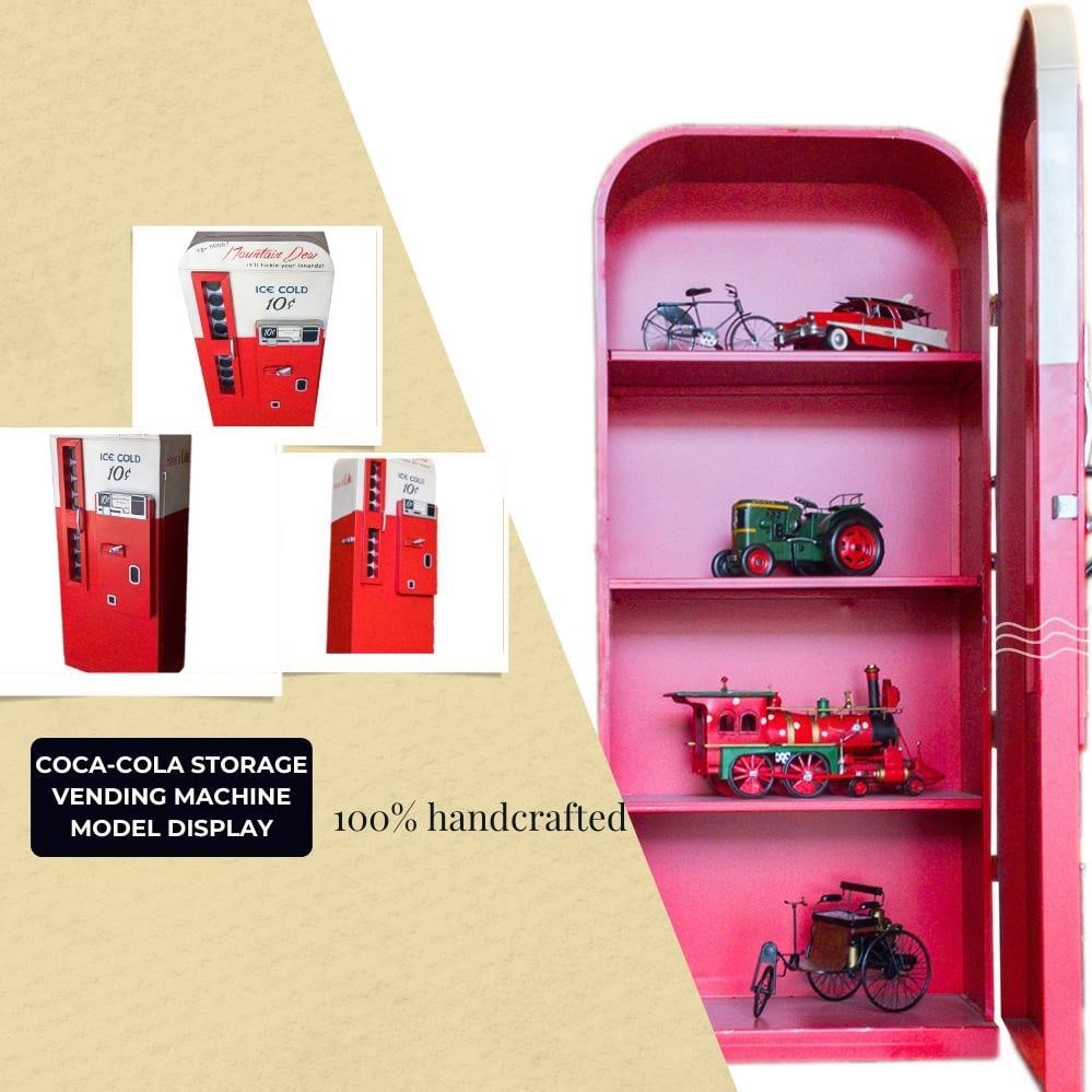 Tin Model Display Styled After Coca-Cola Storage Vending Machine (1 of 5)