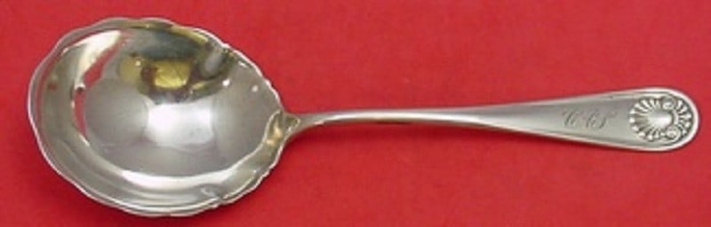 Whiting Athenian Sterling Silver Berry Spoon 8 3/4 Inch Serving (1 of 2)