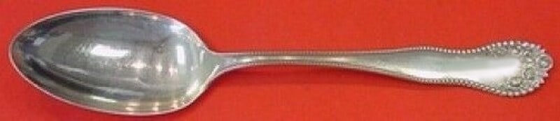 Gorham Lancaster Sterling Silver Serving Spoon 8.5 Antique Silverware (1 of 2)