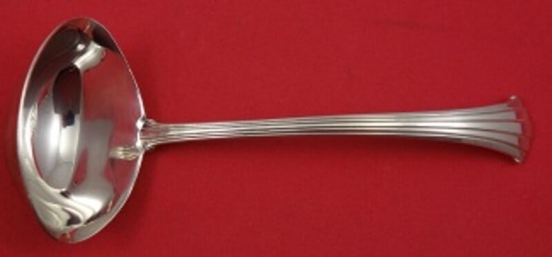 Gorham Newport Scroll Sterling Silver Gravy Ladle 6 Inch Serving (1 of 2)