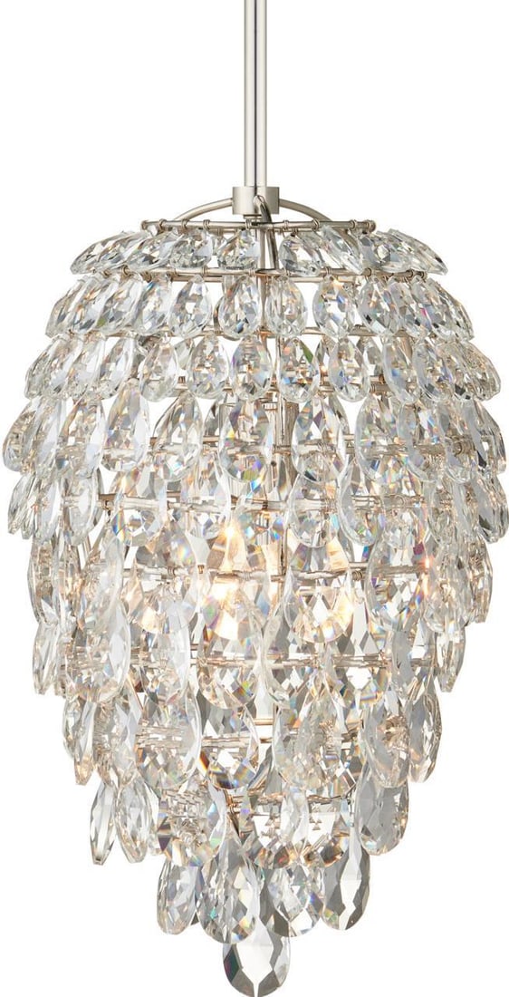 Currey Aisling Pendant Teardrop Crystal Polished Nickel Lighting: Currey Aisling Pendant Teardrop Crystal Polished Nickel Lighting Elevate your space with the Aisling Pendant, a stunning lighting fixture that combines vintage charm with modern elegance. This pendant
