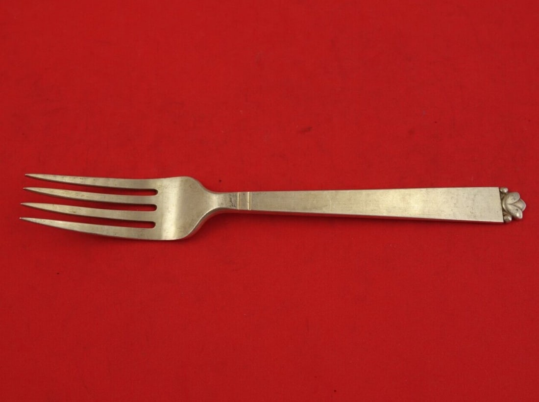 Old Newbury Crafters Oak Leaf Sterling Silver Dinner Fork Spaulding Retailed (1 of 3)