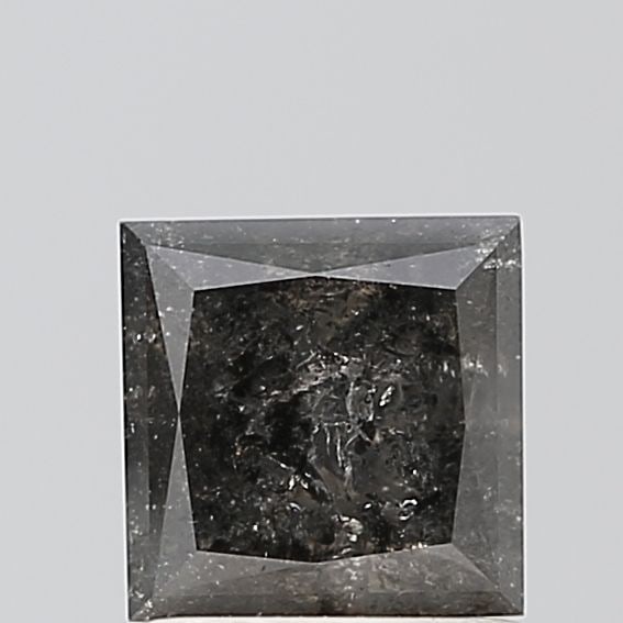 Loose Diamond - PRINCESS 0.98ct Salt and Pepper VVS2: Loose Diamond - PRINCESS 0.98ct Salt and Pepper VVS2 Source: Natural Shape: PRINCESS Carats: 0.98 Color: Salt and Pepper Certification: NONE Video: