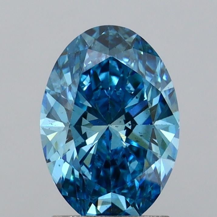 Loose Diamond - OVAL 2.02ct Fancy Vivid Blue VS2 (1 of 1)