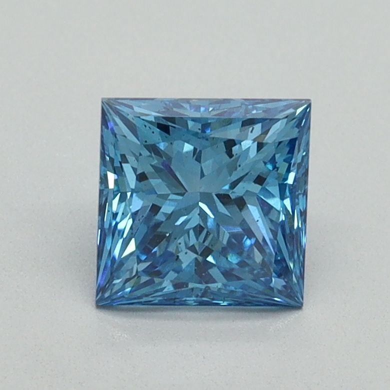 Loose Diamond - PRINCESS 1.05ct Fancy Vivid Blue VS2: Loose Diamond - PRINCESS 1.05ct Fancy Vivid Blue VS2 Source: This is a real non-mined Diamond that has been grown in a lab Shape: PRINCESS Carats: 1.05 Color: Fancy Vivid Blue Certification: IGI Video
