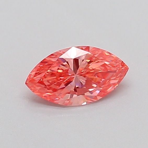 Loose Diamond - MARQUISE 0.33ct Fancy Vivid Pink VS1: Loose Diamond - MARQUISE 0.33ct Fancy Vivid Pink VS1 Source: This is a real non-mined Diamond that has been grown in a lab Shape: MARQUISE Carats: 0.33 Color: Fancy Vivid Pink Certification: IGI Video