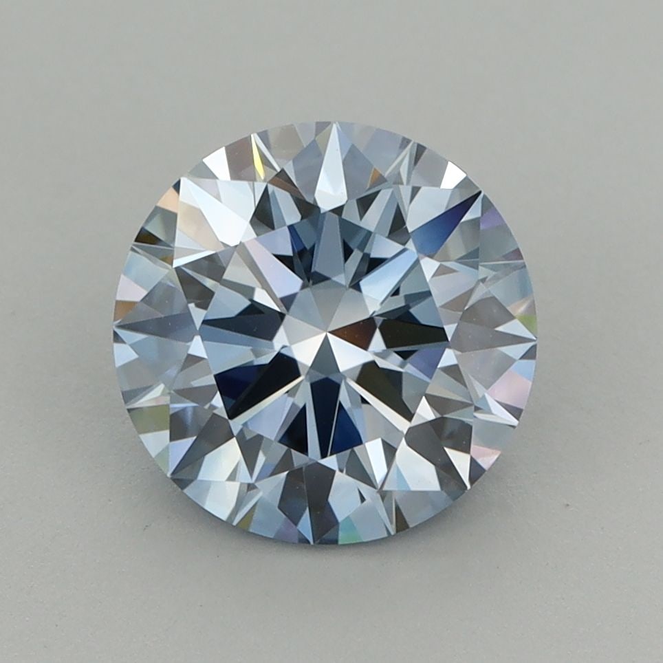 Ideal Loose Diamond - ROUND 2.21ct Fancy Intense Blue VVS2: Ideal Loose Diamond - ROUND 2.21ct Fancy Intense Blue VVS2 Source: This is a real non-mined Diamond that has been grown in a lab Shape: ROUND Carats: 2.21 Color: Fancy Intense Blue Certification: IGI 