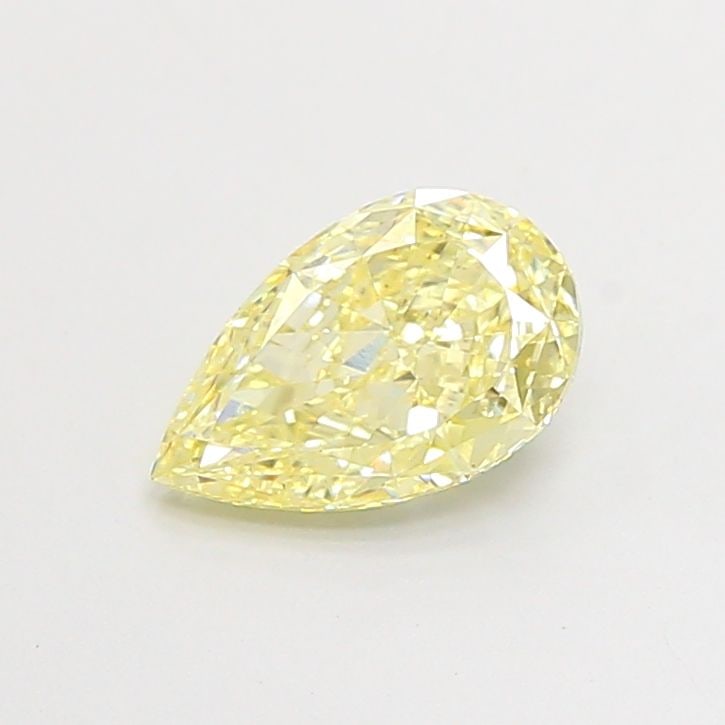 Loose Diamond - PEAR 1.23ct Fancy Yellow VS2: Loose Diamond - PEAR 1.23ct Fancy Yellow VS2 Source: This is a real non-mined Diamond that has been grown in a lab Shape: PEAR Carats: 1.23 Color: Fancy Yellow Certification: IGI Video: