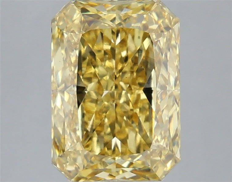 Loose Diamond - RADIANT 3.07ct Fancy Vivid Yellow VS2: Loose Diamond - RADIANT 3.07ct Fancy Vivid Yellow VS2 Source: This is a real non-mined Diamond that has been grown in a lab Shape: RADIANT Carats: 3.07 Color: Fancy Vivid Yellow Certification: IGI Vid