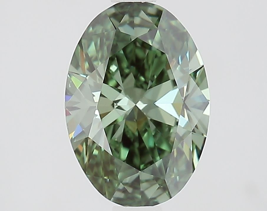 Loose Diamond - OVAL 1.48ct Fancy Vivid Green VVS2: Loose Diamond - OVAL 1.48ct Fancy Vivid Green VVS2 Source: This is a real non-mined Diamond that has been grown in a lab Shape: OVAL Carats: 1.48 Color: Fancy Vivid Green Certification: IGI Video:
