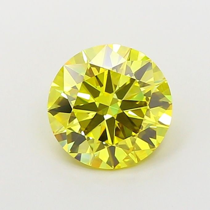 Loose Diamond - ROUND 1.86ct Fancy Vivid Yellow VS1: Loose Diamond - ROUND 1.86ct Fancy Vivid Yellow VS1 Source: This is a real non-mined Diamond that has been grown in a lab Shape: ROUND Carats: 1.86 Color: Fancy Vivid Yellow Certification: IGI Video:
