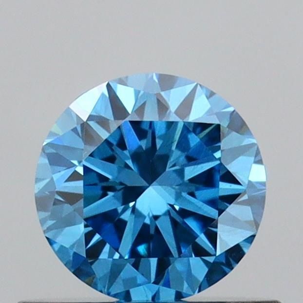 Loose Diamond - ROUND 0.54ct Fancy Vivid Blue VS2: Loose Diamond - ROUND 0.54ct Fancy Vivid Blue VS2 Source: This is a real non-mined Diamond that has been grown in a lab Shape: ROUND Carats: 0.54 Color: Fancy Vivid Blue Certification: IGI Video: