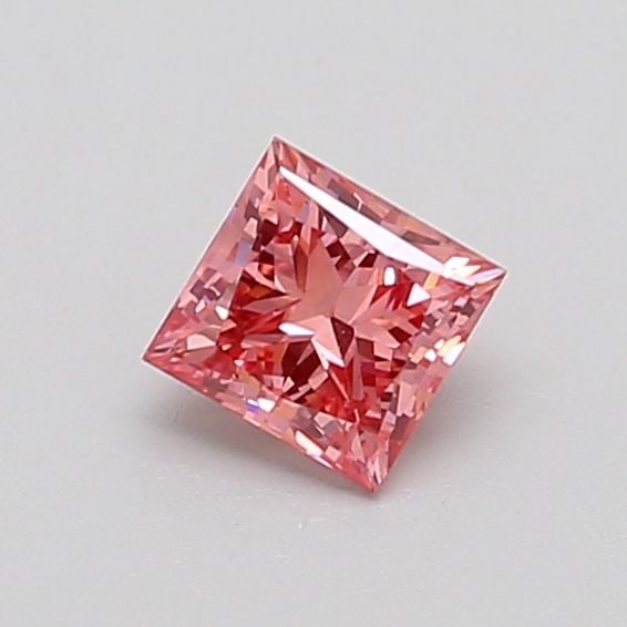 Loose Diamond - PRINCESS 0.41ct Fancy Vivid Pink VS2: Loose Diamond - PRINCESS 0.41ct Fancy Vivid Pink VS2 Source: This is a real non-mined Diamond that has been grown in a lab Shape: PRINCESS Carats: 0.41 Color: Fancy Vivid Pink Certification: IGI