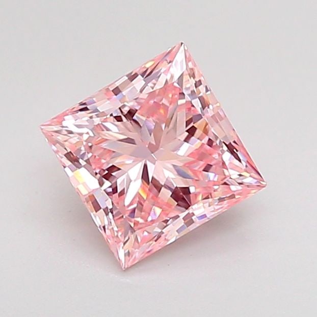 Loose Diamond - PRINCESS 1.07ct Fancy Intense Pink VS1: Loose Diamond - PRINCESS 1.07ct Fancy Intense Pink VS1 Source: This is a real non-mined Diamond that has been grown in a lab Shape: PRINCESS Carats: 1.07 Color: Fancy Intense Pink Certification: IGI V