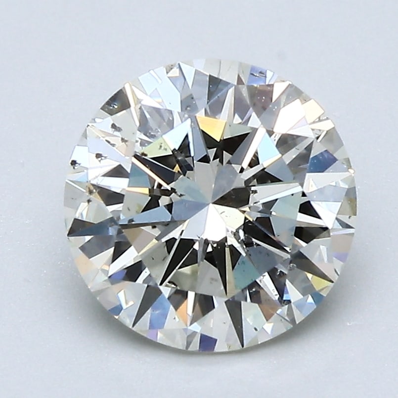 Loose Diamond - Round 2.14ct K SI2: Loose Diamond - Round 2.14ct K SI2 Source: Natural Mined Diamond Shape: Round Carats: 2.14 Color: K Clarity: SI2 Certification: GIA Condition: Pre-Owned PLEASE NOTE: Framed, Large, or heavy items do n