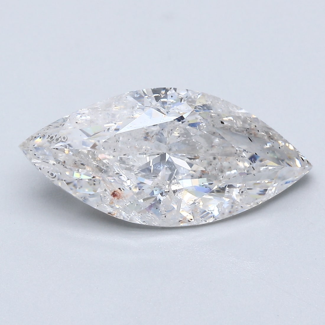 Loose Diamond - MARQUISE 5.05ct G I3: Loose Diamond - MARQUISE 5.05ct G I3 Source: Natural Mined Diamond Shape: MARQUISE Carats: 5.05 Color: G Clarity: I3 Certification: GIA Condition: Pre-Owned PLEASE NOTE: Framed, Large, or heavy items 