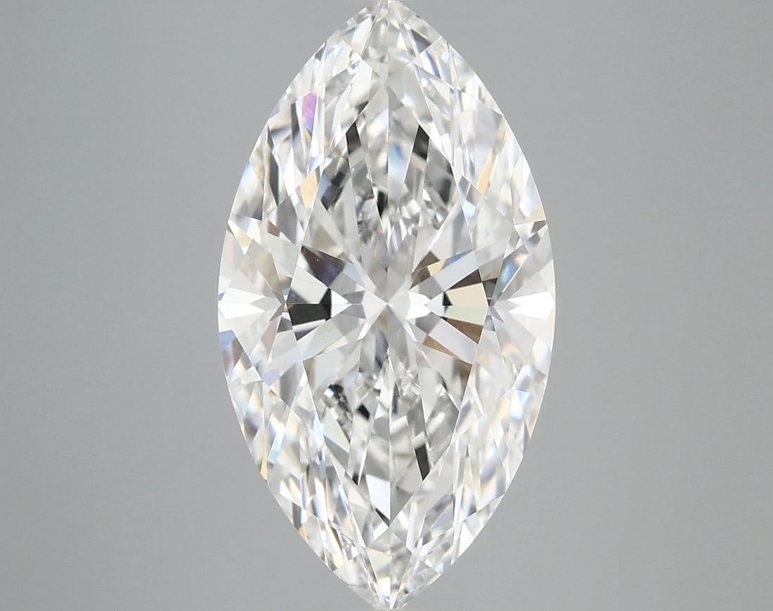 Loose Diamond - MARQUISE 5.05ct F VVS2: Loose Diamond - MARQUISE 5.05ct F VVS2 Source: This is a real non-mined Diamond that has been grown in a lab Shape: MARQUISE Carats: 5.05 Color: F Clarity: VVS2 Certification: IGI Condition: