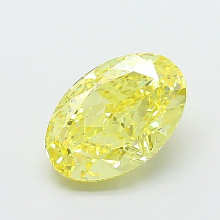 Loose Diamond - OVAL 2.92ct Fancy Vivid Yellow VS2: Loose Diamond - OVAL 2.92ct Fancy Vivid Yellow VS2 Source: This is a real non-mined Diamond that has been grown in a lab Shape: OVAL Carats: 2.92 Color: Fancy Vivid Yellow Certification: IGI Video: