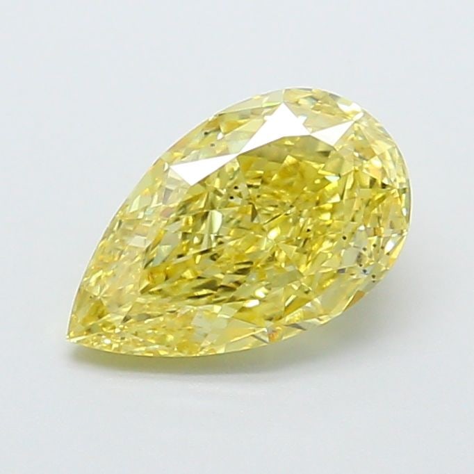 Loose Diamond - PEAR 2.03ct Fancy Intense Yellow SI1: Loose Diamond - PEAR 2.03ct Fancy Intense Yellow SI1 Source: This is a real non-mined Diamond that has been grown in a lab Shape: PEAR Carats: 2.03 Color: Fancy Intense Yellow Certification: IGI