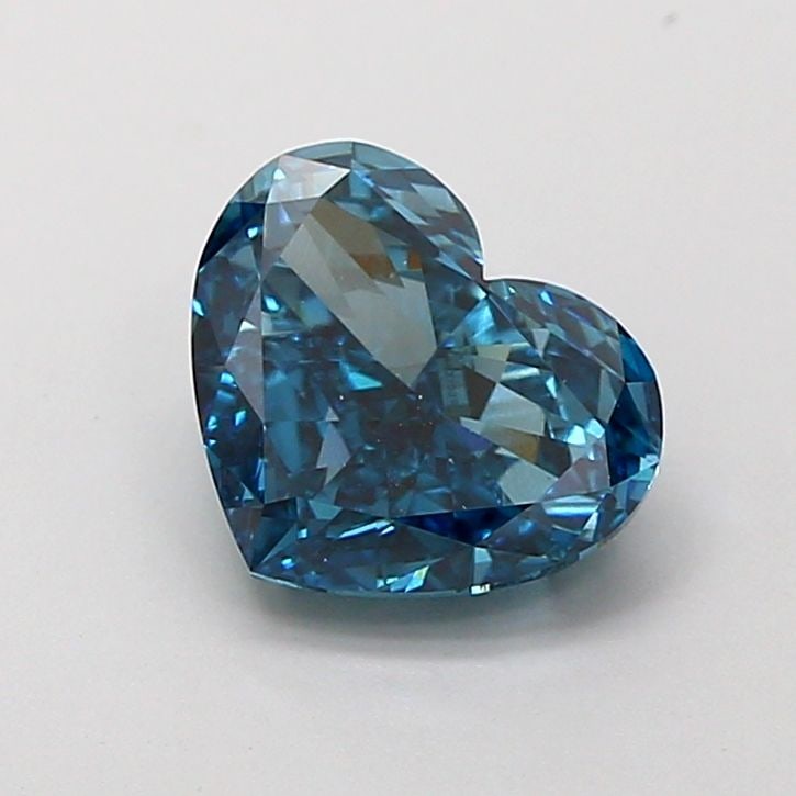 Loose Diamond - HEART 2.0ct Fancy Vivid Blue VS1: Loose Diamond - HEART 2.0ct Fancy Vivid Blue VS1 Source: This is a real non-mined Diamond that has been grown in a lab Shape: HEART Carats: 2.0 Color: Fancy Vivid Blue Certification: IGI Video: