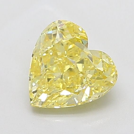 Loose Diamond - HEART 1.79ct Fancy Intense Yellow VS1: Loose Diamond - HEART 1.79ct Fancy Intense Yellow VS1 Source: This is a real non-mined Diamond that has been grown in a lab Shape: HEART Carats: 1.79 Color: Fancy Intense Yellow Certification: IGI Vid
