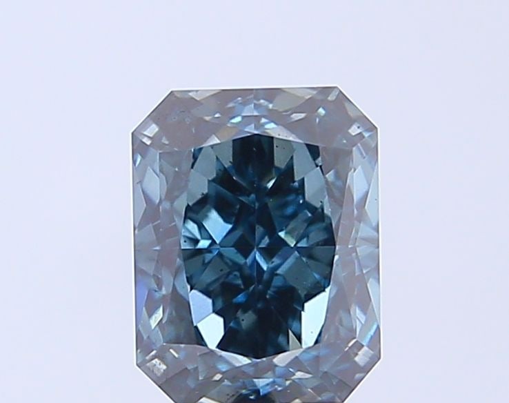 Loose Diamond - RADIANT 2.06ct Fancy Deep Blue VS2: Loose Diamond - RADIANT 2.06ct Fancy Deep Blue VS2 Source: This is a real non-mined Diamond that has been grown in a lab Shape: RADIANT Carats: 2.06 Color: Fancy Deep Blue Certification: IGI Video: