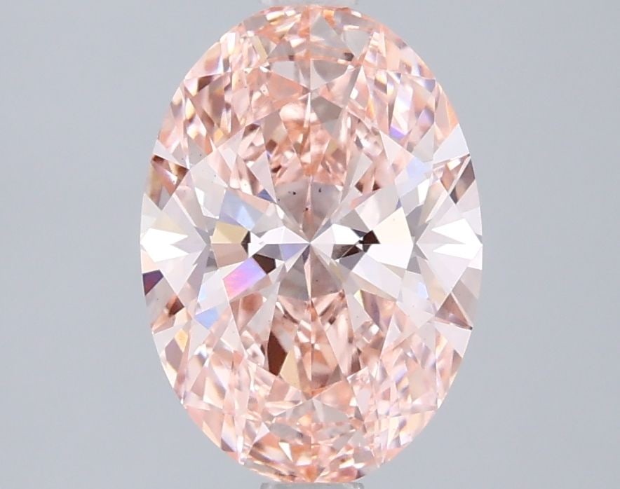 Loose Diamond - OVAL 2.08ct Fancy Vivid Pink VS2: Loose Diamond - OVAL 2.08ct Fancy Vivid Pink VS2 Source: This is a real non-mined Diamond that has been grown in a lab Shape: OVAL Carats: 2.08 Color: Fancy Vivid Pink Certification: IGI Video: