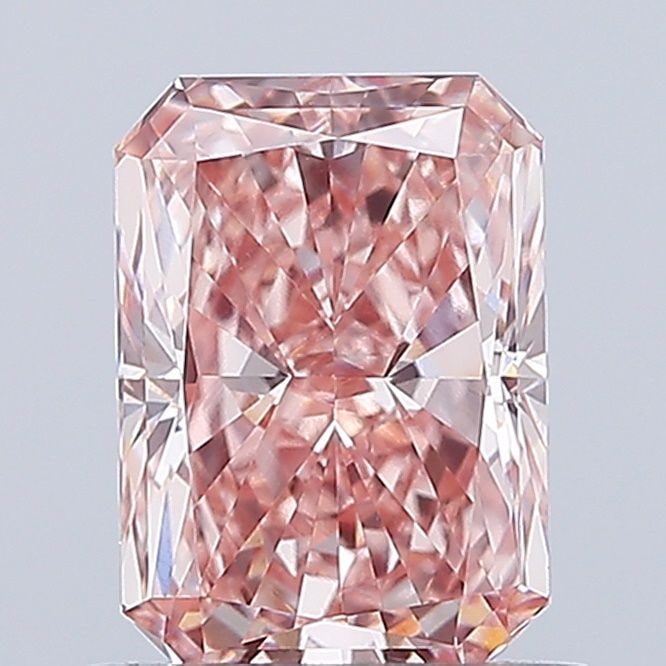 Loose Diamond - RADIANT 1.03ct Fancy Intense Pink VS1: Loose Diamond - RADIANT 1.03ct Fancy Intense Pink VS1 Source: This is a real non-mined Diamond that has been grown in a lab Shape: RADIANT Carats: 1.03 Color: Fancy Intense Pink Certification: IGI