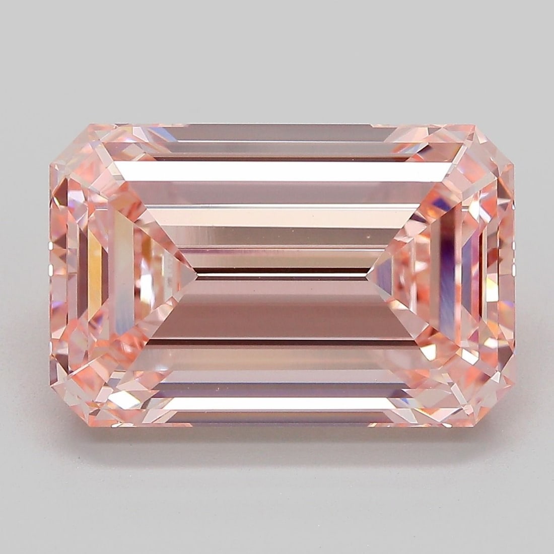 Loose Diamond - EMERALD 10.08ct Fancy Intense Pink VS1: Loose Diamond - EMERALD 10.08ct Fancy Intense Pink VS1 Source: This is a real non-mined Diamond that has been grown in a lab Shape: EMERALD Carats: 10.08 Color: Fancy Intense Pink Certification: IGI