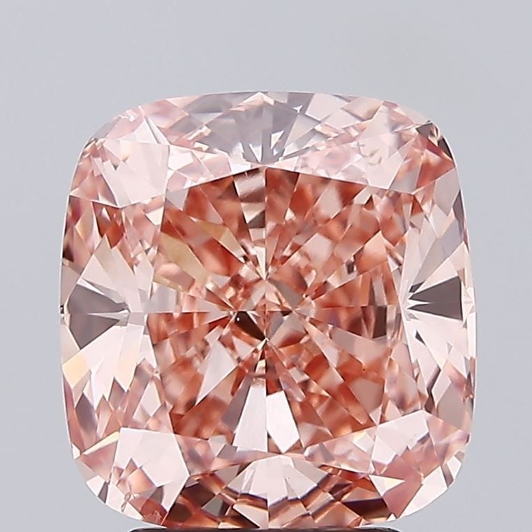 Loose Diamond - CUSHION BRILLIANT 4.02ct Fancy Intense Pink VS2: Loose Diamond - CUSHION BRILLIANT 4.02ct Fancy Intense Pink VS2 Source: This is a real non-mined Diamond that has been grown in a lab Shape: CUSHION BRILLIANT Carats: 4.02 Color: Fancy Intense Pink