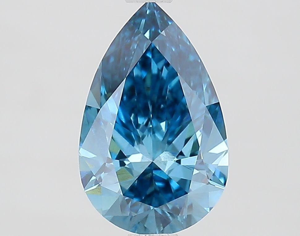 Loose Diamond - PEAR 1.59ct Fancy Vivid Blue VS1: Loose Diamond - PEAR 1.59ct Fancy Vivid Blue VS1 Source: This is a real non-mined Diamond that has been grown in a lab Shape: PEAR Carats: 1.59 Color: Fancy Vivid Blue Certification: IGI Video: