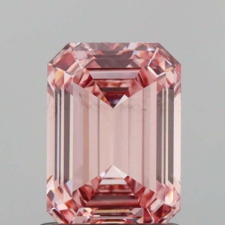 Loose Diamond - EMERALD 1.09ct Fancy Intense Pink VS1: Loose Diamond - EMERALD 1.09ct Fancy Intense Pink VS1 Source: This is a real non-mined Diamond that has been grown in a lab Shape: EMERALD Carats: 1.09 Color: Fancy Intense Pink Certification: IGI Vid