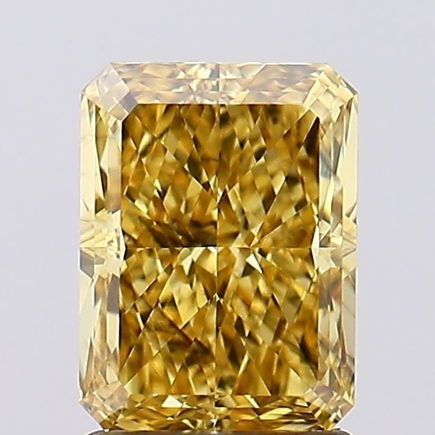 Loose Diamond - RADIANT 1.61ct Fancy Vivid Yellow VS2: Loose Diamond - RADIANT 1.61ct Fancy Vivid Yellow VS2 Source: This is a real non-mined Diamond that has been grown in a lab Shape: RADIANT Carats: 1.61 Color: Fancy Vivid Yellow Certification: IGI Vid