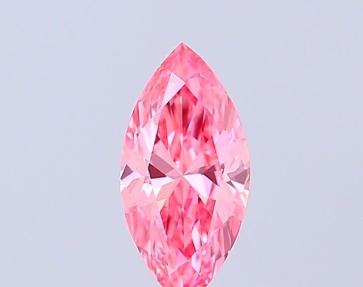 Loose Diamond - MARQUISE 0.29ct Fancy Pink VS1: Loose Diamond - MARQUISE 0.29ct Fancy Pink VS1 Source: This is a real non-mined Diamond that has been grown in a lab Shape: MARQUISE Carats: 0.29 Color: Fancy Pink Certification: NONE Video: Video