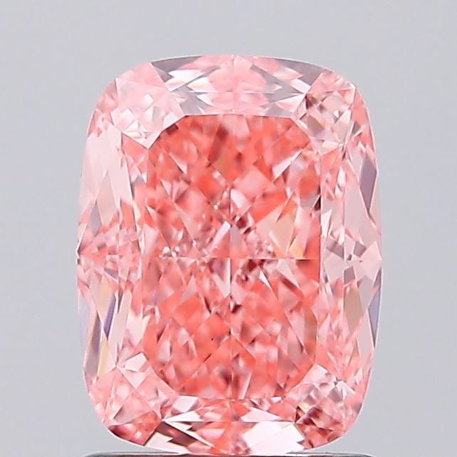 Loose Diamond - CUSHION MODIFIED 1.59ct Fancy Vivid Pink VS1: Loose Diamond - CUSHION MODIFIED 1.59ct Fancy Vivid Pink VS1 Source: This is a real non-mined Diamond that has been grown in a lab Shape: CUSHION MODIFIED Carats: 1.59 Color: Fancy Vivid Pink Certific