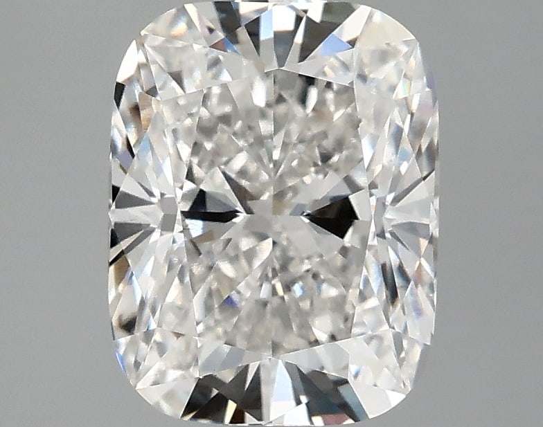 Loose Diamond - CUSHION 2.58ct F VS2: Loose Diamond - CUSHION 2.58ct F VS2 Source: This is a real non-mined Diamond that has been grown in a lab Shape: CUSHION Carats: 2.58 Color: F Clarity: VS2 Certification: IGI Condition: Pre-Owned PLE