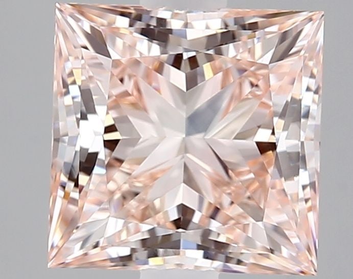 Loose Diamond - PRINCESS 2.04ct Fancy Pink VVS2: Loose Diamond - PRINCESS 2.04ct Fancy Pink VVS2 Source: This is a real non-mined Diamond that has been grown in a lab Shape: PRINCESS Carats: 2.04 Color: Fancy Pink Certification: IGI Video: