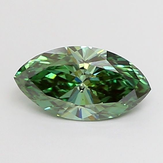 Loose Diamond - MARQUISE 0.7ct Fancy Vivid Green VS1: Loose Diamond - MARQUISE 0.7ct Fancy Vivid Green VS1 Source: This is a real non-mined Diamond that has been grown in a lab Shape: MARQUISE Carats: 0.7 Color: Fancy Vivid Green Certification: IGI Video