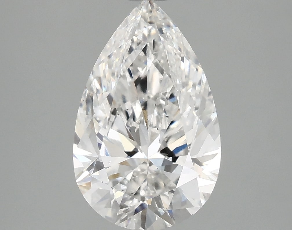 Loose Diamond - PEAR 2.53ct E VS2: Loose Diamond - PEAR 2.53ct E VS2 Source: This is a real non-mined Diamond that has been grown in a lab Shape: PEAR Carats: 2.53 Color: E Clarity: VS2 Certification: IGI Condition: Pre-Owned PLEASE NO