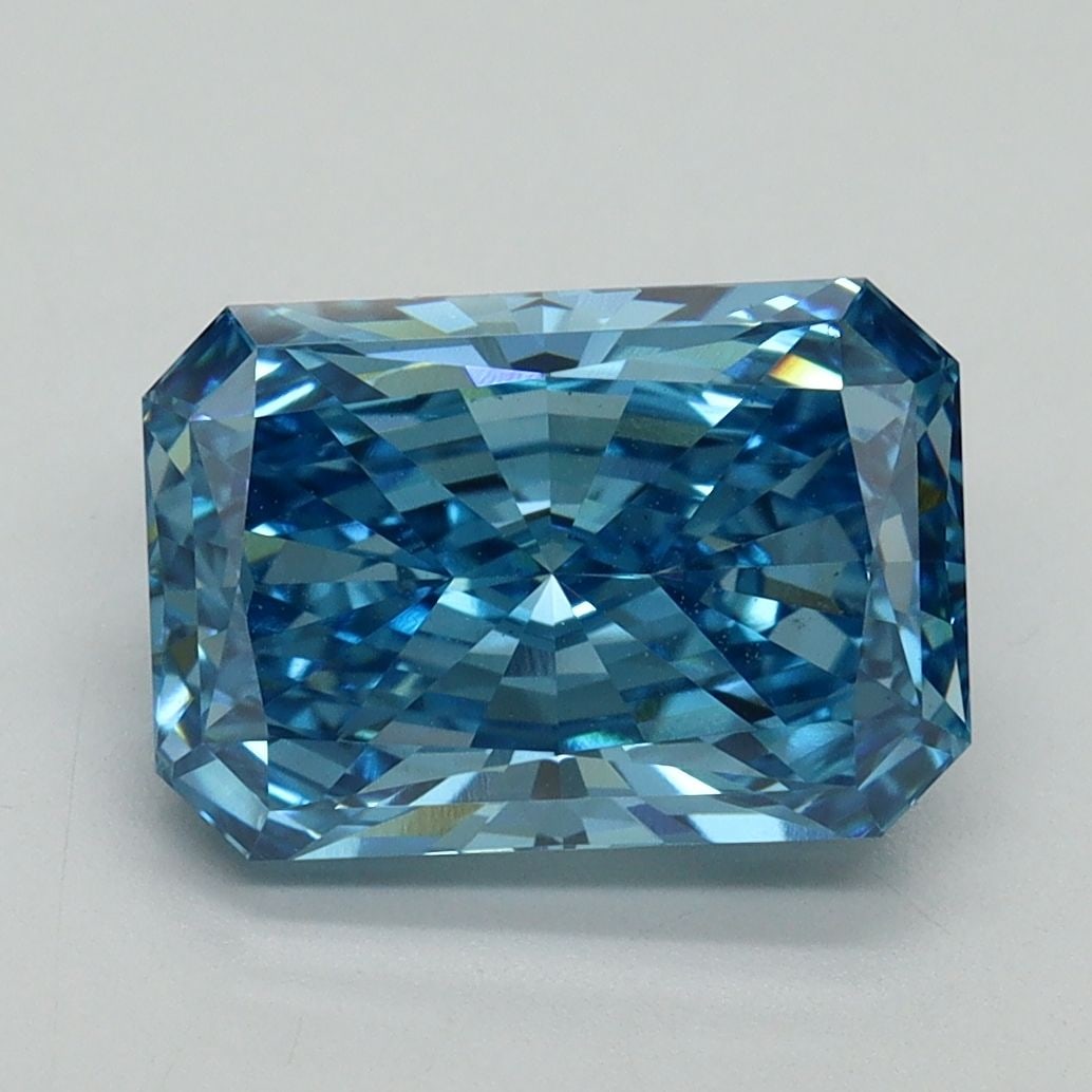 Loose Diamond - RADIANT 3.09ct Fancy Vivid Blue VS1 (1 of 1)